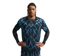 Nike Running - M Nike Dri-Fit ADV Aeroswift SS Aop Black White for Men - Size L Black L