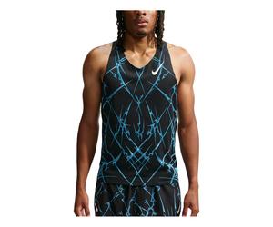 Nike AeroSwift Dri-FIT ADV Printed Singlet 'Black White' IM5358-010 L