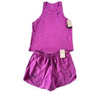 Nike Aeroswift Dri Fit ADV Running Set Vest & Shorts Size Large Run Sports