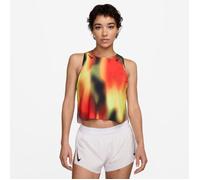 Nike Aeroswift Dri-FIT Adv Running Singlet for Women - Lt Lemon Twist/Black