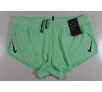 NIKE AEROSWIFT RUNNING RACING DRI FIT 3" SHORTS - GREEN CJ2365-376 WOMEN XL