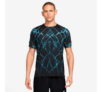 Nike Running - M Nike Dri-Fit ADV Aeroswift SS Aop Black White for Men - Size L Black L