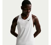 Nike AeroSwift Running shirt Men - white, black, Size M