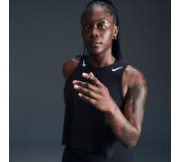 Nike AeroSwift Women's Dri-FIT ADV Cropped Running Tank Top - Black - Polyester/Elastane XL Tall