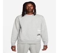 NIKE Club Fleece Plus Small Logo Sweatshirt - Dark Grey Heather (L, Grey)