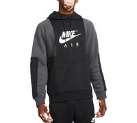 New mens NIKE Fleece Hoodie Sweatshirt Black Hooded Sports tracksuit top size L