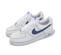 Nike Air Force 1 07 LV8 AF1 White Deep Royal Contrast Stitch Men Shoe HQ2037-100