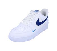 NIKE HF3836-100 Air Force 1 '07 Men White/DEEP Royal Blue-LT Photo Blue UK 11
