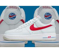 NIKE AIR FORCE 1 '07 ,,USA'' SIZE UK 5.5 EUR 38.5 (DX2660 001) UNISEX TRAINERS