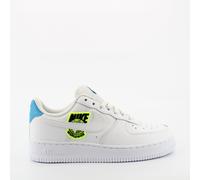 Nike Air Force 1 07 White Leather Womens Lace Up Trainers CT1414 101 - Size UK 4.5