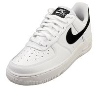 Nike Air Force 1 07 Womens Fashion Trainers in White Black - 5 UK