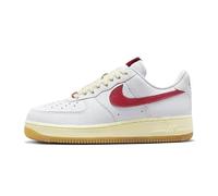 NIKE Air Force 1 '07 Women's Trainers Sneakers Fashion Shoes FN3493 (White/Alabaster/Coconut Milk/Gym Red 100) UK7.5 (EU42)
