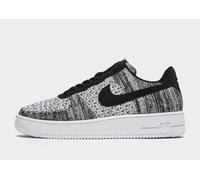 Nike Air Force 1 Flyknit 2.0 ® ( Men UK 8, 9, 9.5 & 10 ) Black / Pure Platinum