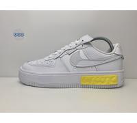 Nike Air Force 1 Fontanka AF1 White Yellow Leather UK Size 7 EUR 41 DA7024 101