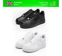 Nike Air Force 1 (GS) Triple Black UK 3-5.5