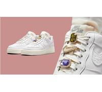 NIKE AIR FORCE 1 LO PRM ,,Bling'' SIZE UK 4-6 (DN5463 100)