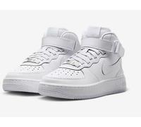 Nike Air Force 1 Mid EasyOn Older Kids' Shoes - White 5.5