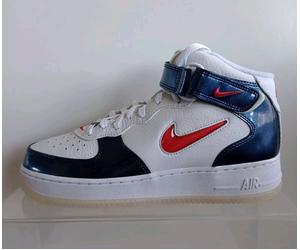 NIKE AIR FORCE 1 MID QS ,,Independence Day'' SIZE UK 9 EUR 44 (DH5623 101)