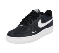 NIKE Air Force 1 MS GS Trainers IO7403 Sneakers Shoes (UK 5.5 us 6Y EU 38.5, Black Phantom 001)
