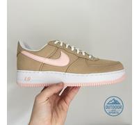 Nike Air Force 1 Retro Men's - UK 8 to 10 - Beige/Pink/White (HV2021-200)