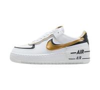 Nike Air Force 1 Shadow Women's Shoes (White/Black/Metallic Gold), White/Black/Metallic Gold, 8.5