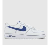 NIKE HQ2037-100 AIR Force 1 '07 LV8 Men White/DEEP Royal Blue UK 11