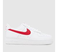 Nike Air Force 1 Trainers in White Multi UK 7 (EU 41)