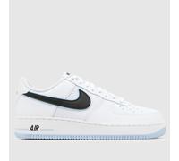 Nike Air Force 1 Trainers in White & Navy UK 7 (EU 41)