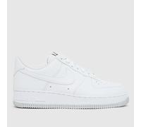 Nike Air Force 1 Trainers in White UK 3 (EU 36)