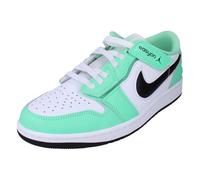 NIKE Air Jordan 1 Low Flyease Mens Trainers DM1206 Sneakers Shoes (UK 8.5 US 9.5 EU 43, White Black Green Glow 131)