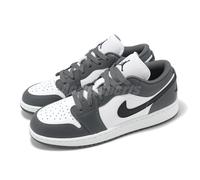 Nike Air Jordan 1 Low GS AJ1 White Iron Grey Kids Youth Women Casual 553560-152