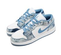 Nike Air Jordan 1 Low GS Washed Denim Blue White AJ1 Junior Kids Shoe DM8947-100