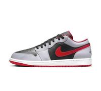 NIKE Air Jordan 1 Low Men's Trainers 553558 (Black/Cement Grey/White/Fire Red 060) UK 10.5 (EU 45.5)