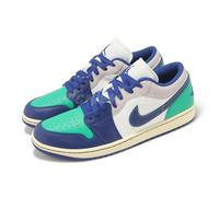 Nike Air Jordan 1 Low Rare Air Sail Blue Green Grey Men Shoes AJ1 553558-147