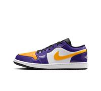 Air Jordan 1 Low SE Men's Shoes (Court Purple/White/Black/University Gold), Court Purple/White/Black/University Gold, 9