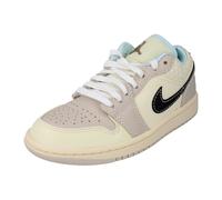 Nike Air Jordan 1 Low SE Womens Trainers Hq3440 Sneakers Shoes, Sanddrift Black Muslin 101, 3.5 UK