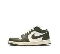 NIKE Air Jordan 1 Low Unisex Khaki Trainers, khaki, 7 UK