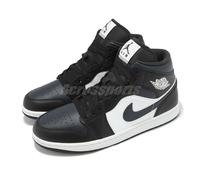 Nike Air Jordan 1 Mid Men's Shoes - Black 8.5