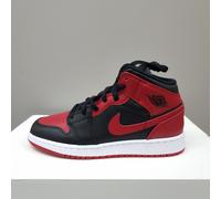 NIKE AIR JORDAN 1 MID (GS) "BANNED BRED" (554725 074) VARIOUS SIZES