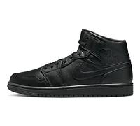 NIKE Air Jordan 1 Mid Mens Fashion Trainers in Black - 10.5 UK