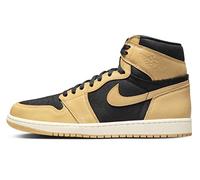 NIKE Air Jordan 1 Mid, Men's Gymnastics Shoes, Vachetta Tan Black Candle, 8 UK