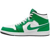 Nike Air Jordan 1 Mid Men's Sneakers, White/Black-Multi Color, 12.5 UK