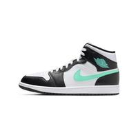 NIKE Air Jordan 1 Mid Men's Trainers DQ8426 (White/Black/Green Glow 103) UK 9.5 (EU 44.5)