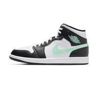 NIKE Air Jordan 1 Mid Men's Trainers DQ8426 (White/Black/Green Glow 103) UK 11 (EU 46)