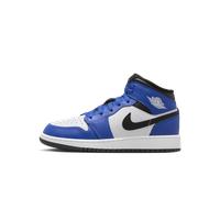 Nike Air Jordan 1 Mid Older Kids' Shoes - Blue 5.5