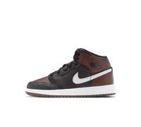 Nike Air Jordan 1 Mid Older Kids' Shoes - Brown 4.5