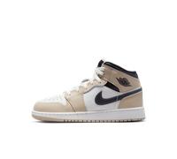 Nike Air Jordan 1 Mid Older Kids' Shoes - White 3