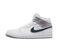 NIKE Air Jordan 1 Mid Paris Men's Shoes, White Midnight Navy University Red, 10 UK