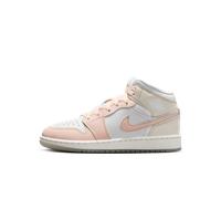 Nike Air Jordan 1 Mid SE Big Kids' Shoes - White 3