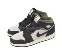 Nike Air Jordan 1 Mid SE GS Medium Olive Off Noir Kid Youth Shoe AJ1 HV4399-102